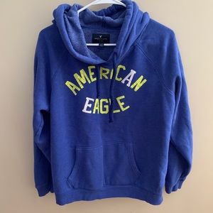 Blue American eagle hoodie